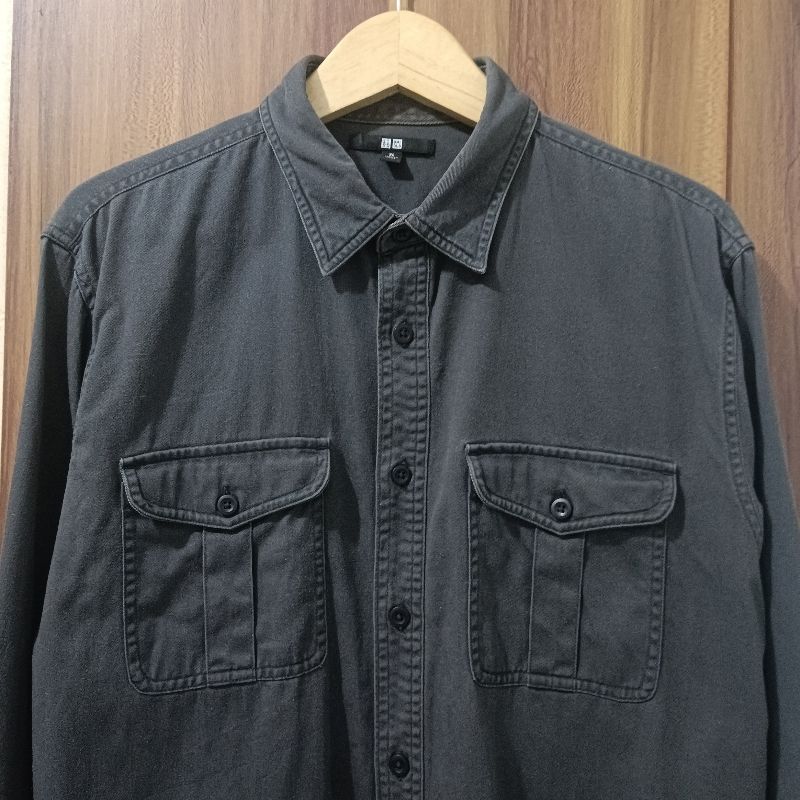 Kemeja Workshirt Uniqlo, foto 2