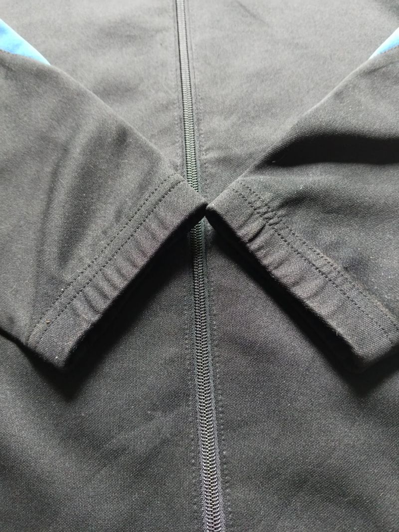 Adidas Casual Track jacket Pria blue black, foto 4