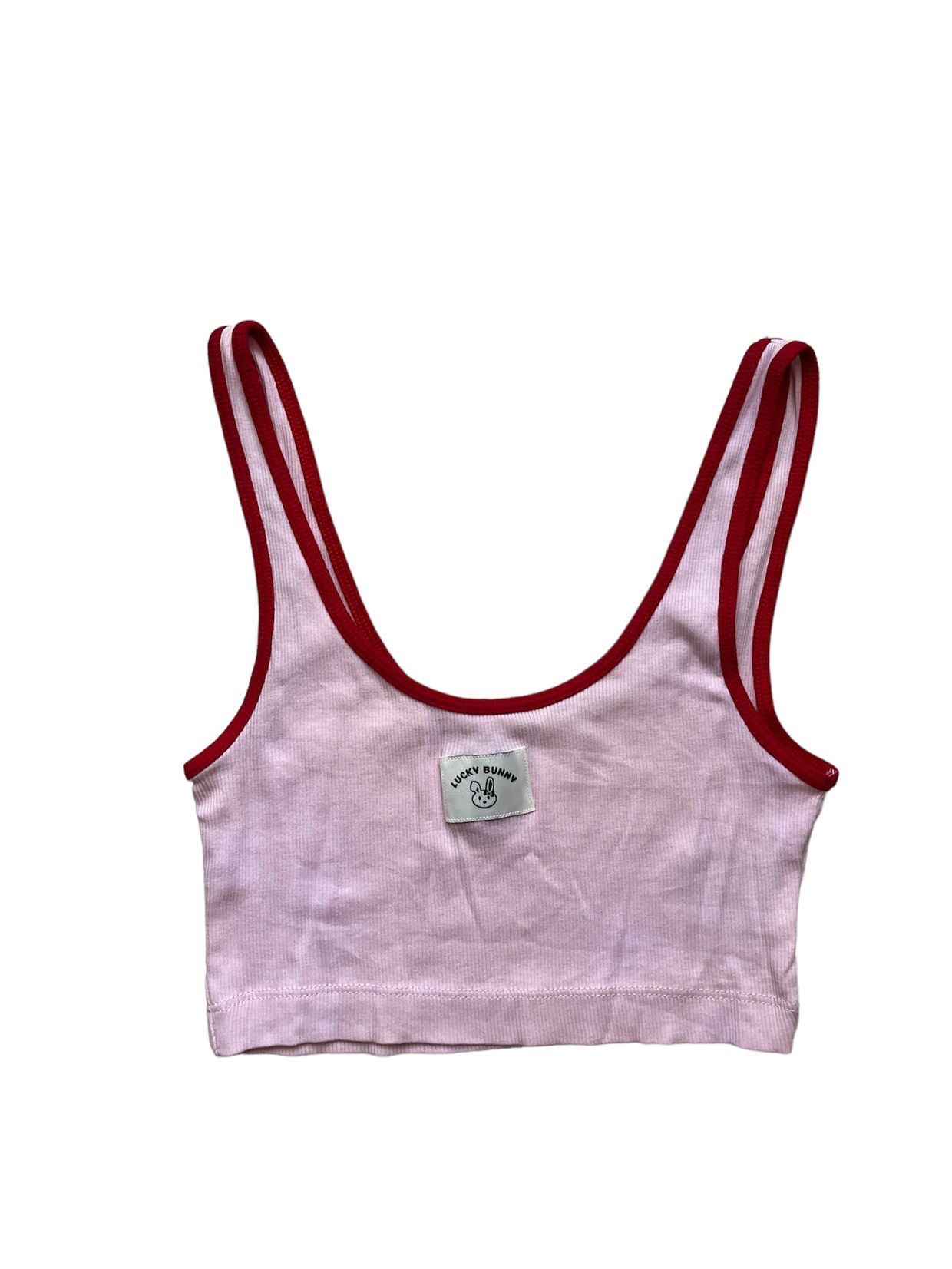 H&M Lolita Casual Crop top Wanita red pink