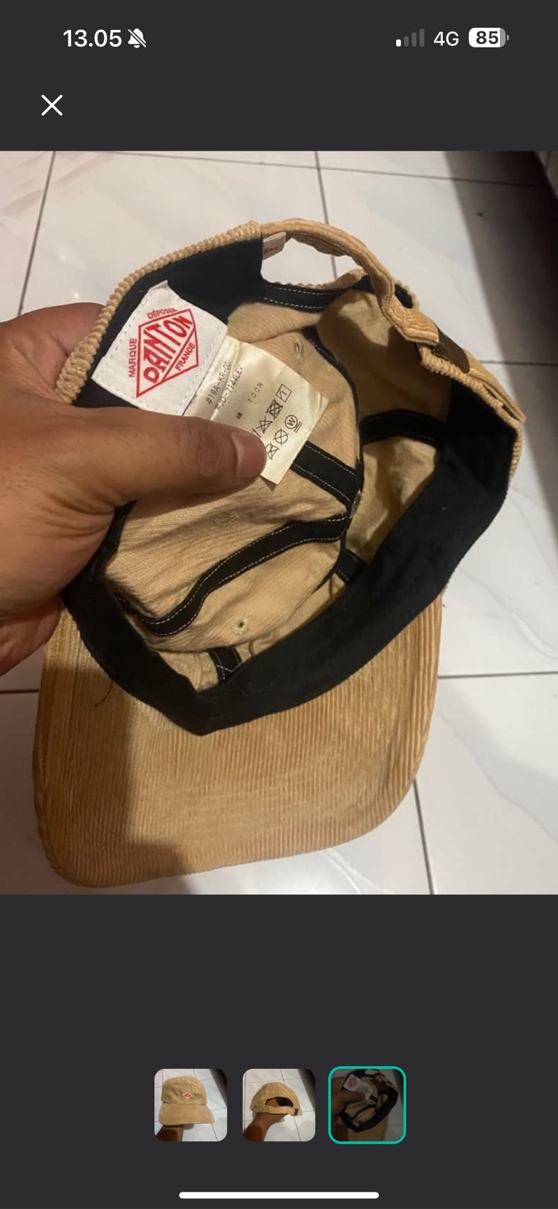 Danton Corduroy cap, foto 3