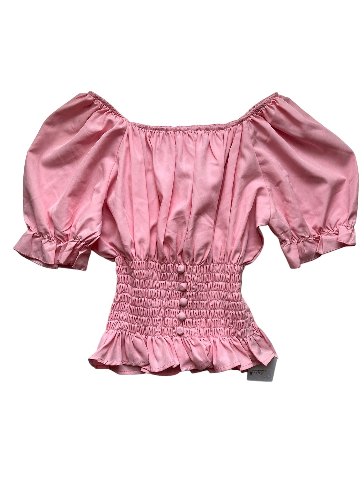 Coquette Casual Shirt Wanita pink