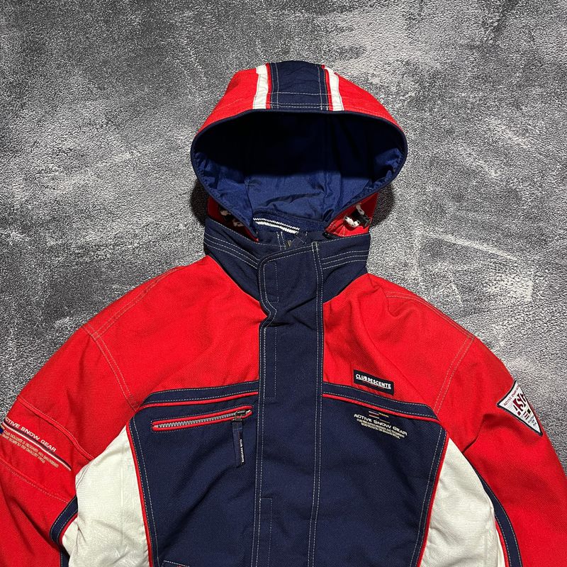 Descente Windbreaker Pria red, foto 3