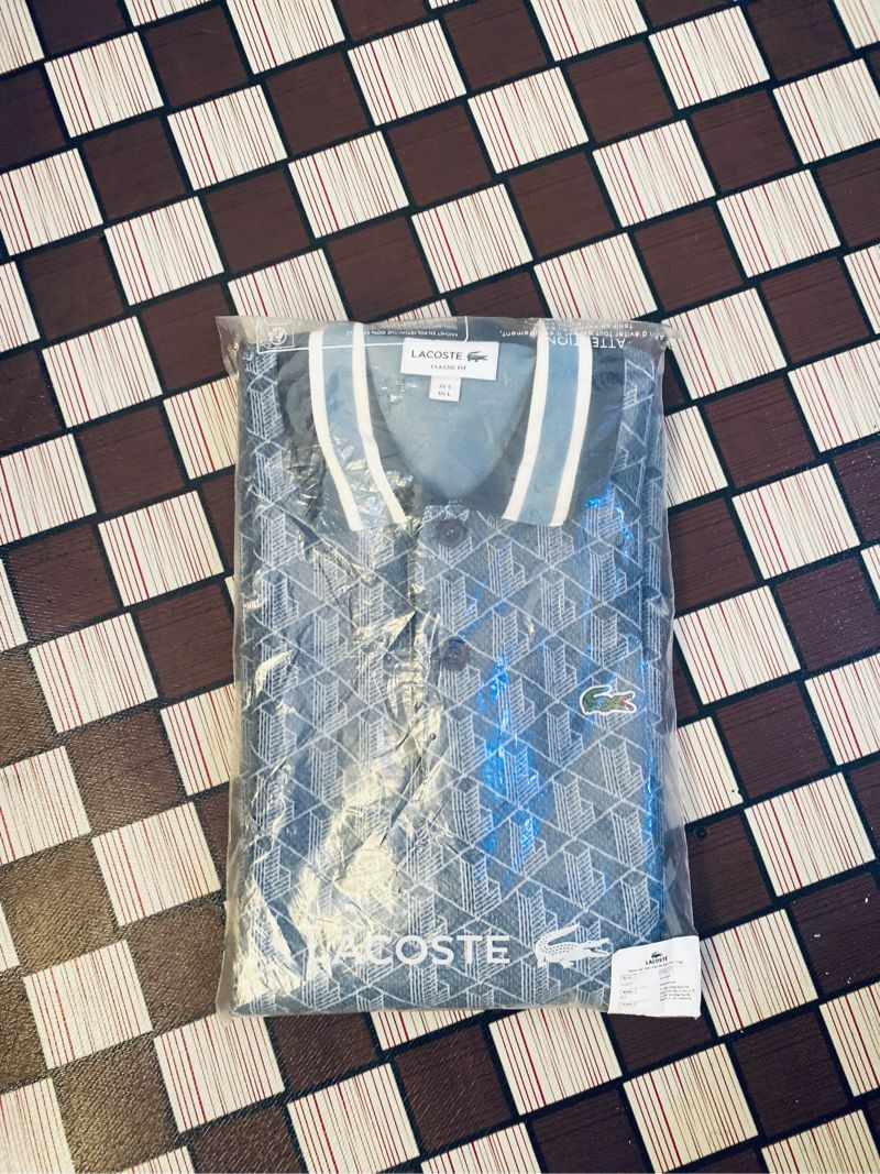 Classic Fit Monogram Jacquard Polo Shirt, foto 5