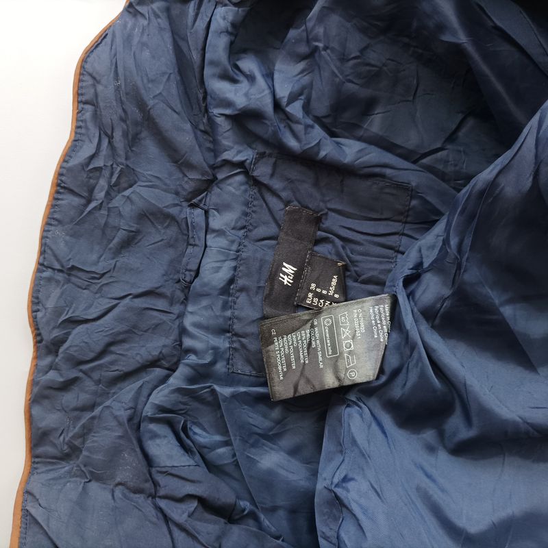 H&M Casual Bomber jacket Wanita navy, foto 4