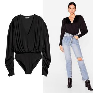 H&M Draped Bodysuit
