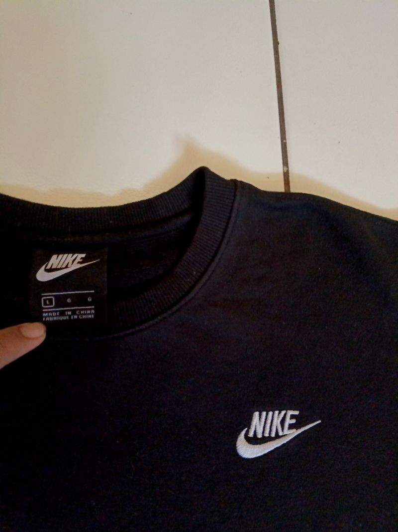 Nike Casual Sweater Pria black, foto 3