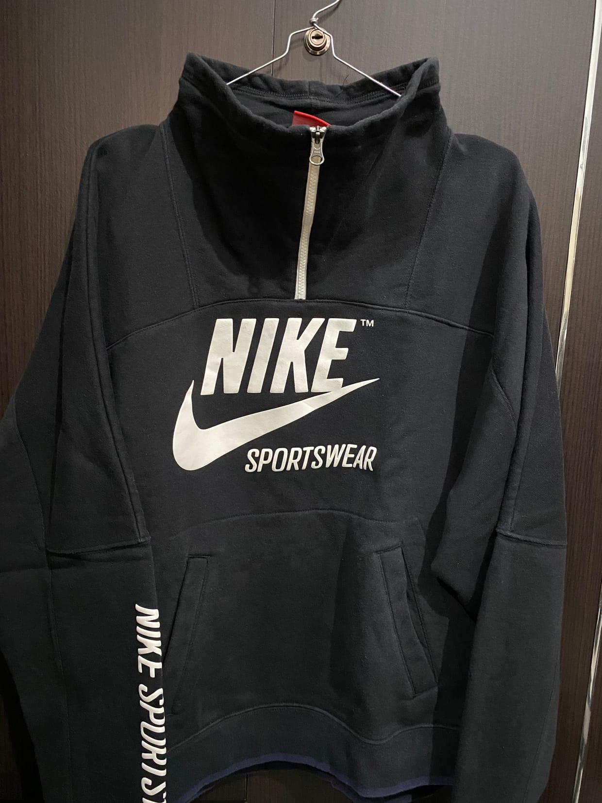 Nike Streetwear Y2K Sweater Wanita white black