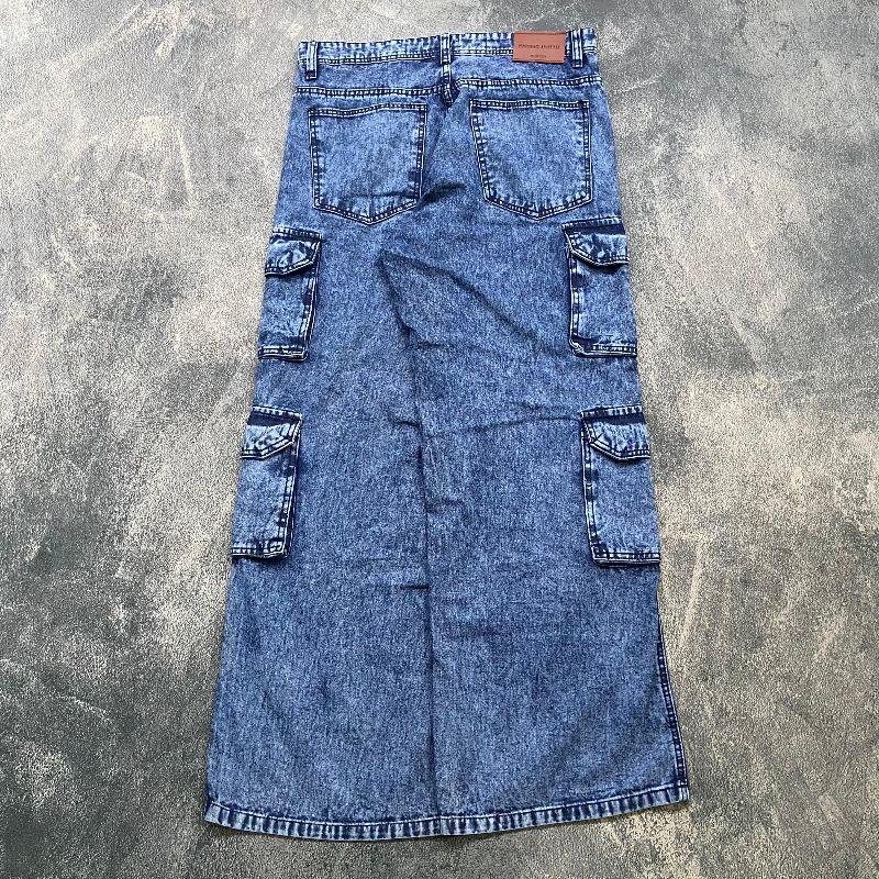 Y2K Skater Jeans Pria blue, foto 5