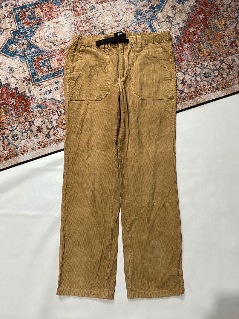CORDUROY RELAX PANTS FATIGUE UTILITY SPAO, foto 2