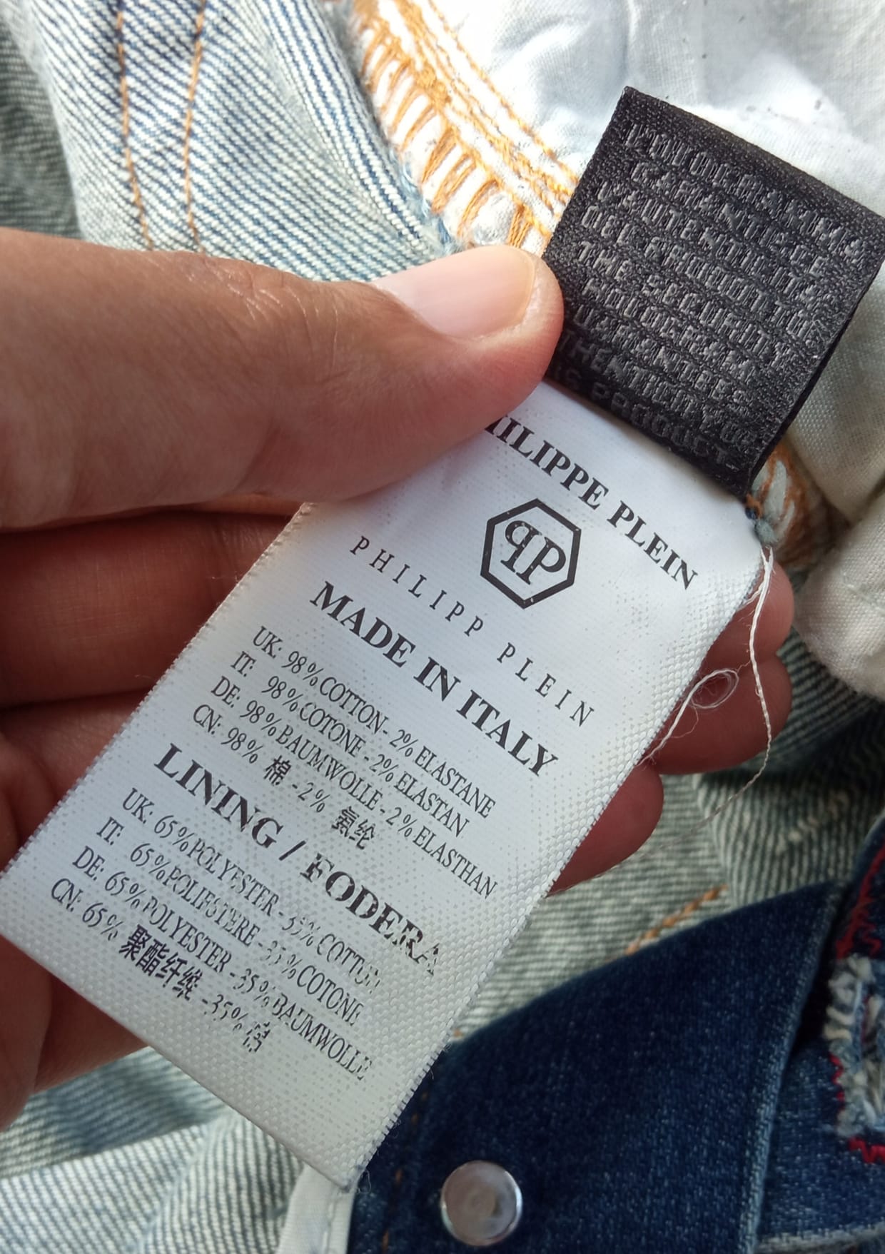 Luxury Biker Jeans Pria blue, foto 6
