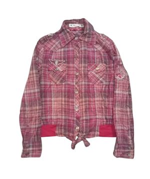 Y2k meneyan shirt jacket cropped japanese style depop y2k fa