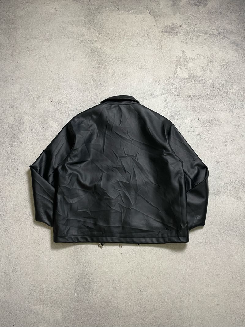 Lafudge Store Leather Jacket Double Zipper Black, foto 7