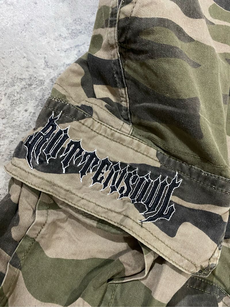 Celana pendek Short Pants Cargo Camo Army, foto 4