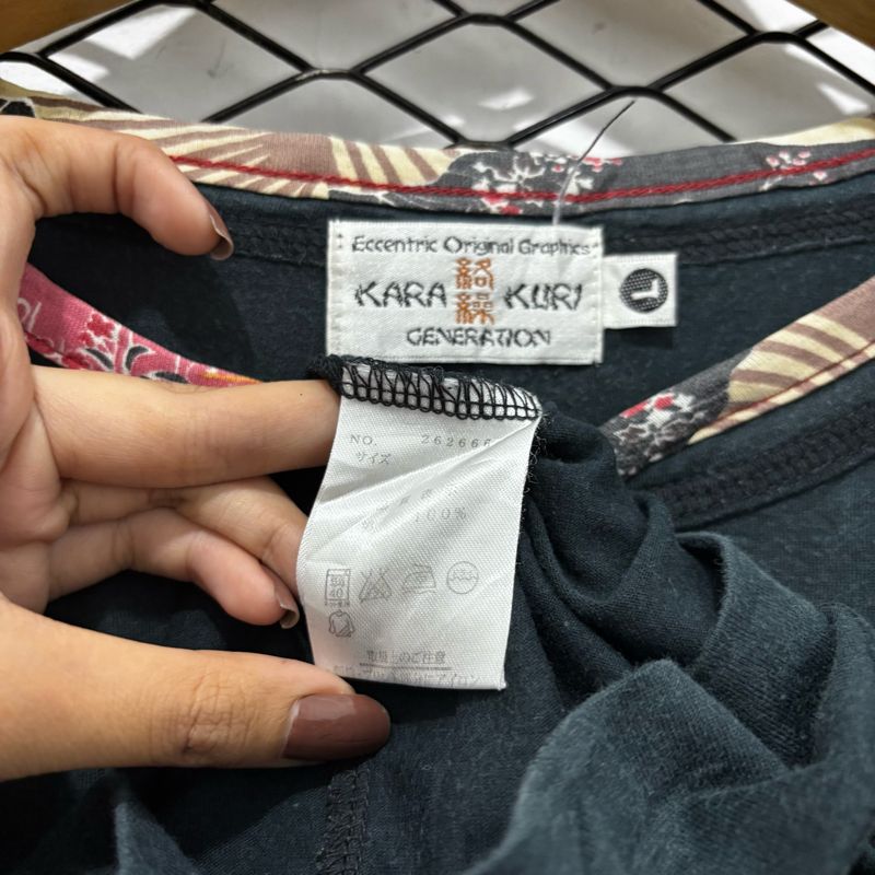kaos lengan pendek pria kara kuri second original, foto 4