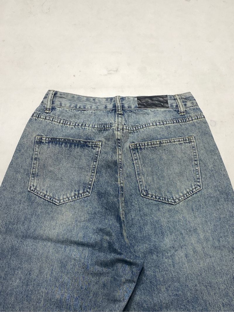 Baggy jeans retro blue wash, foto 7