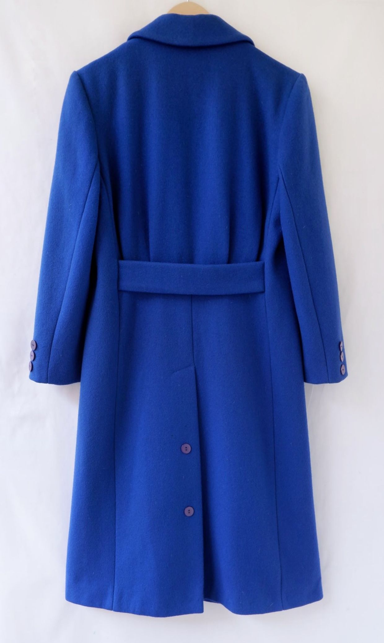 Cassidy Blue Long Woolen Coat 🥼Bust, foto 5