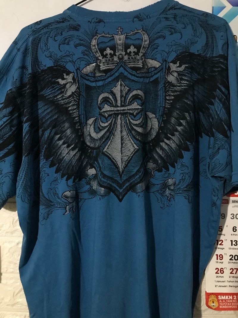 Affliction royal lion wings graphic, foto 2
