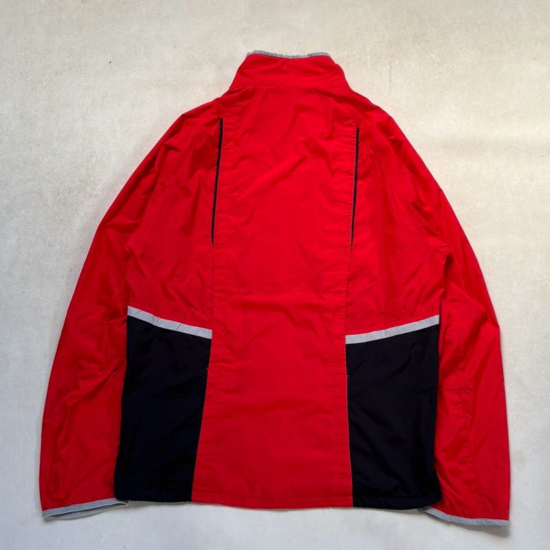 Nike Casual Windbreaker Pria black red, foto 4