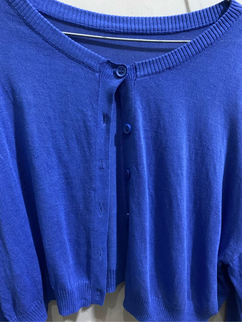 cardigan biru, foto 3