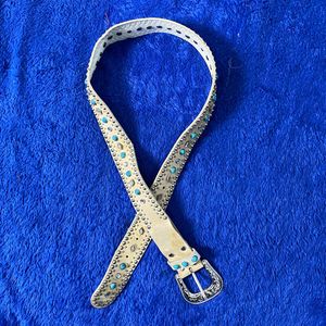 Japanese brand studed crystal belt