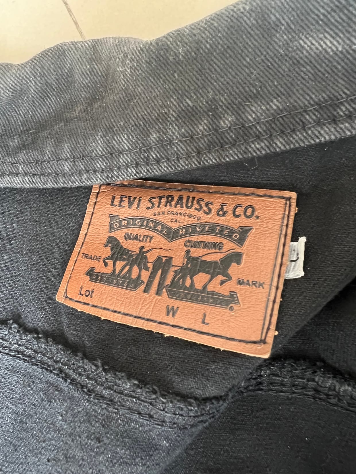 Levi's Streetwear Denim jacket Pria black, foto 3