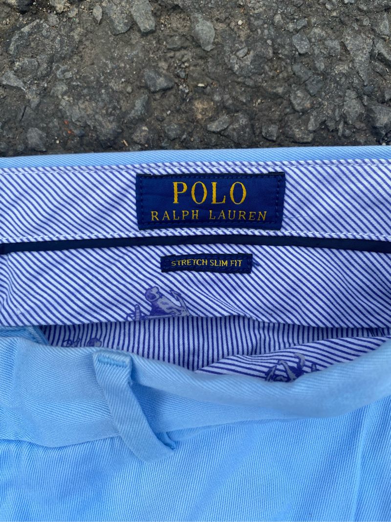 Celana chino blue katun polo, foto 4