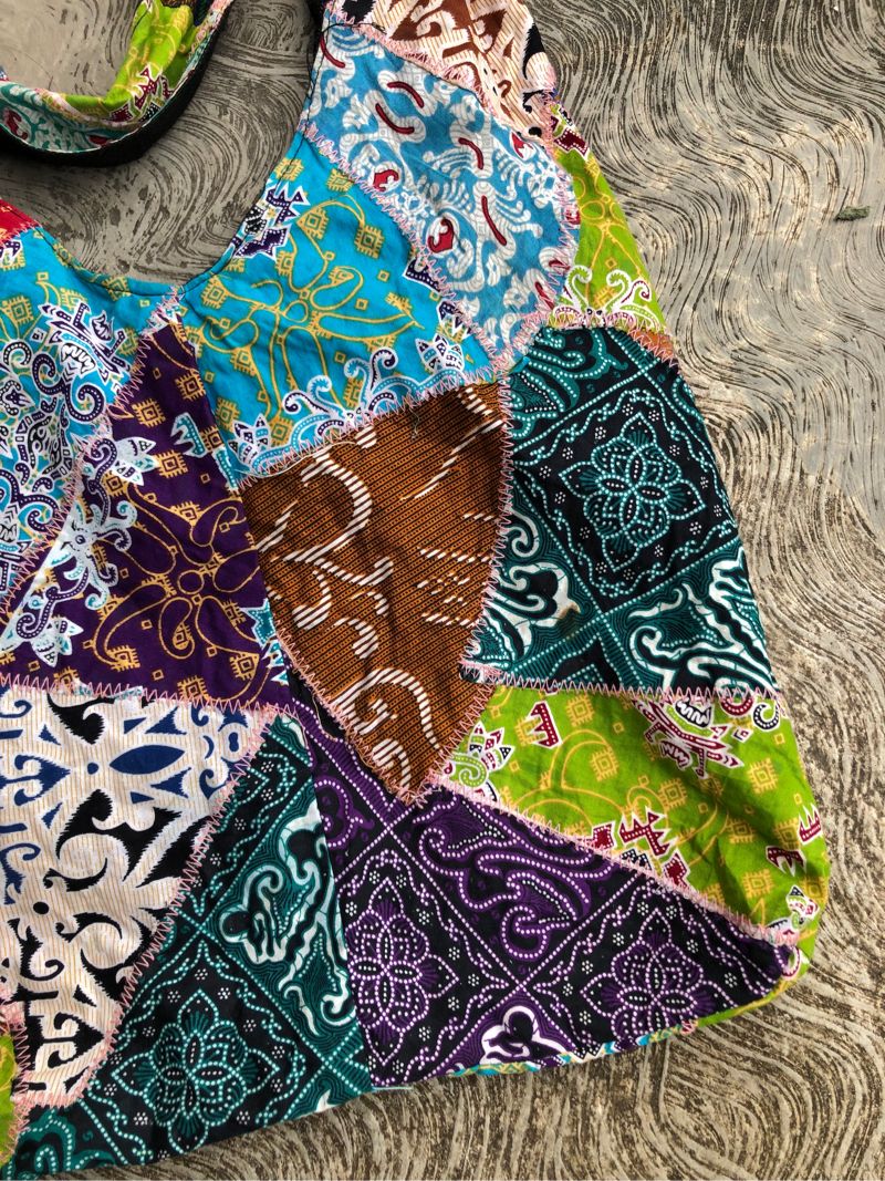 Vitage Patchwork Hippie/Boho style Crossbody Bag, foto 3