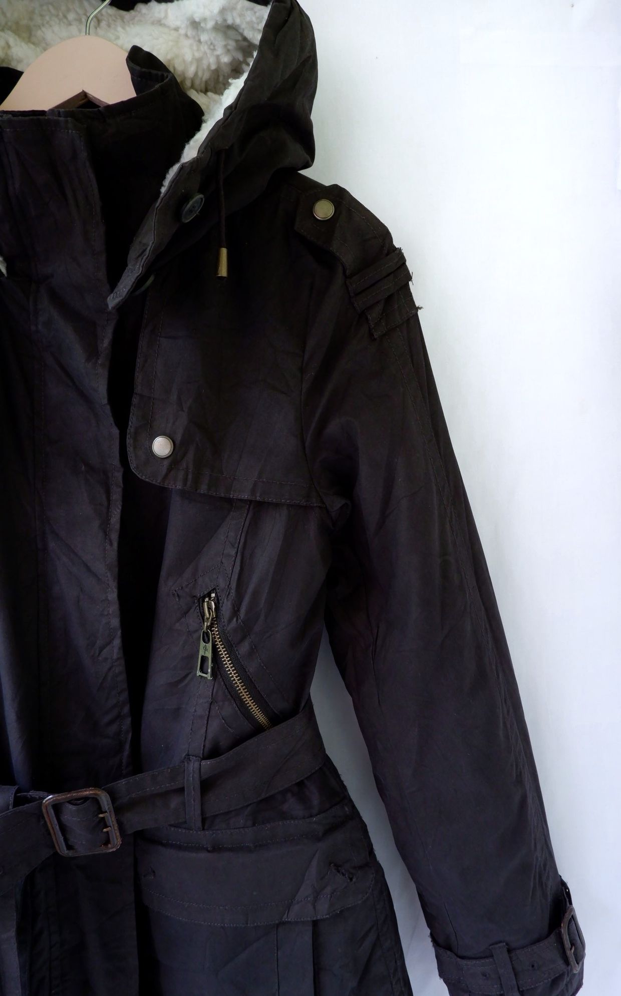Authentic C0le Haan Parka Belted Hooded, foto 2