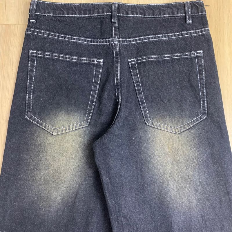 Vintage Jeans Pria black, foto 7