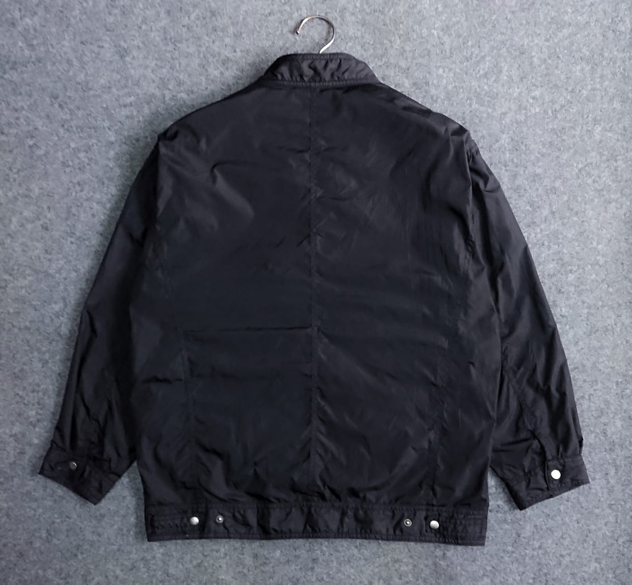 Biker Casual Windbreaker Pria black, foto 4