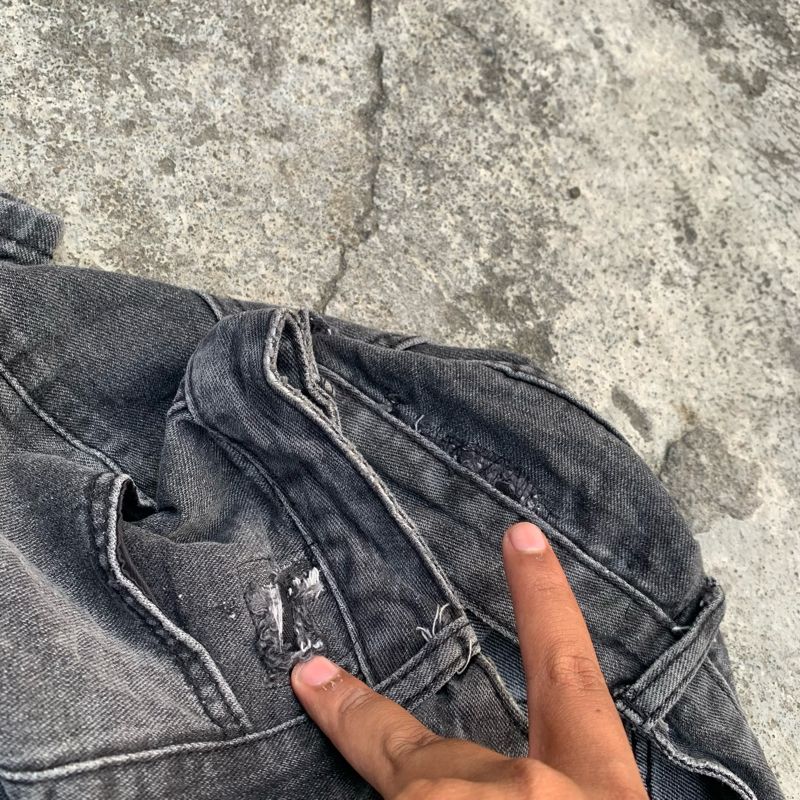 LOOSE JEANS SNOWBLACK, foto 5