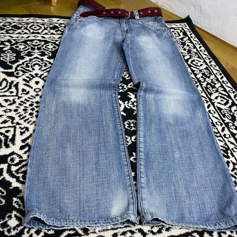 90s BOOTCUT JEANS BLUE WASHED, foto 8