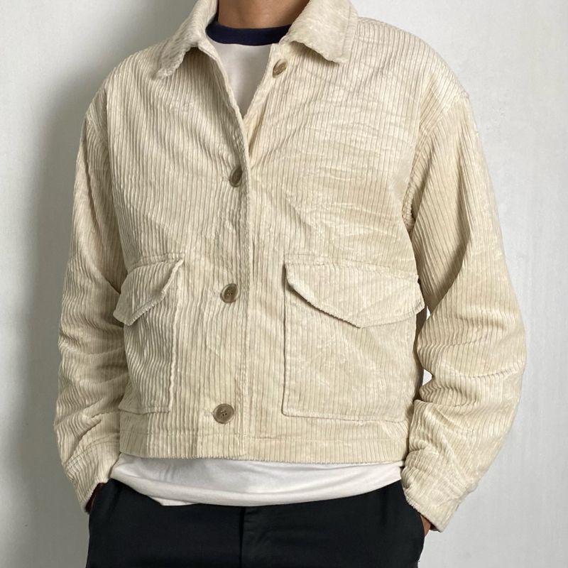 GIORDANO CORDUROY CROPPED JACKET, foto 3