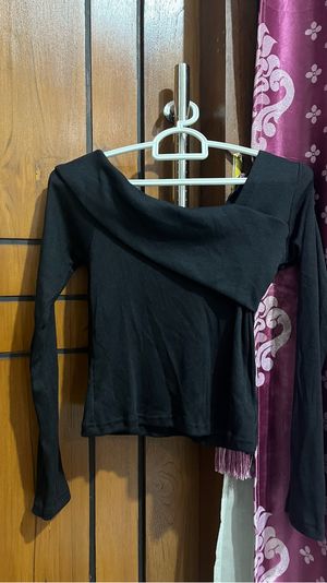 blouse sabrina crop