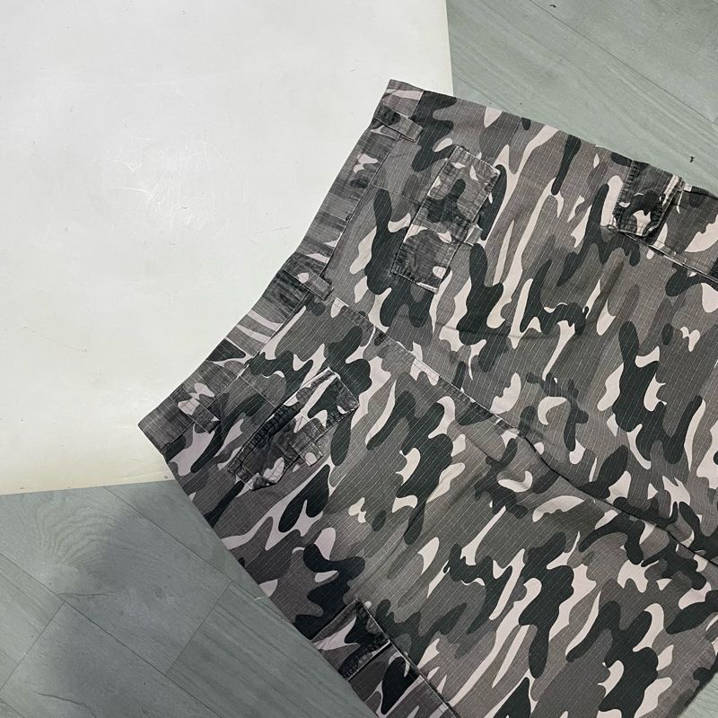 Shorts cargo army white “can your”, foto 6