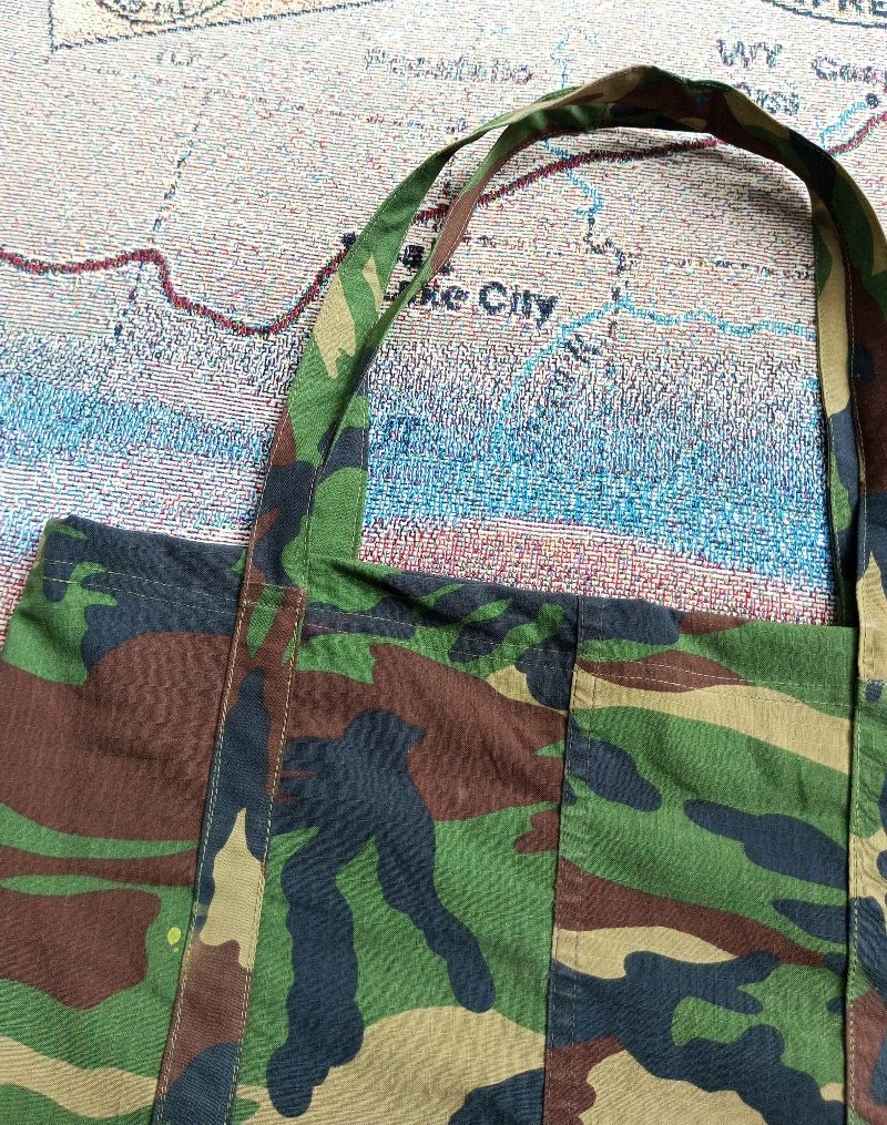 Handmade y2k Totebag military, foto 2