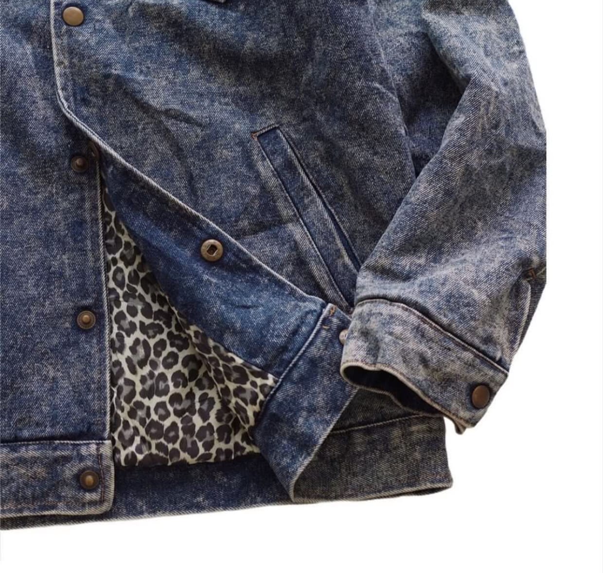 Vintage Denim jacket Pria navy, foto 7