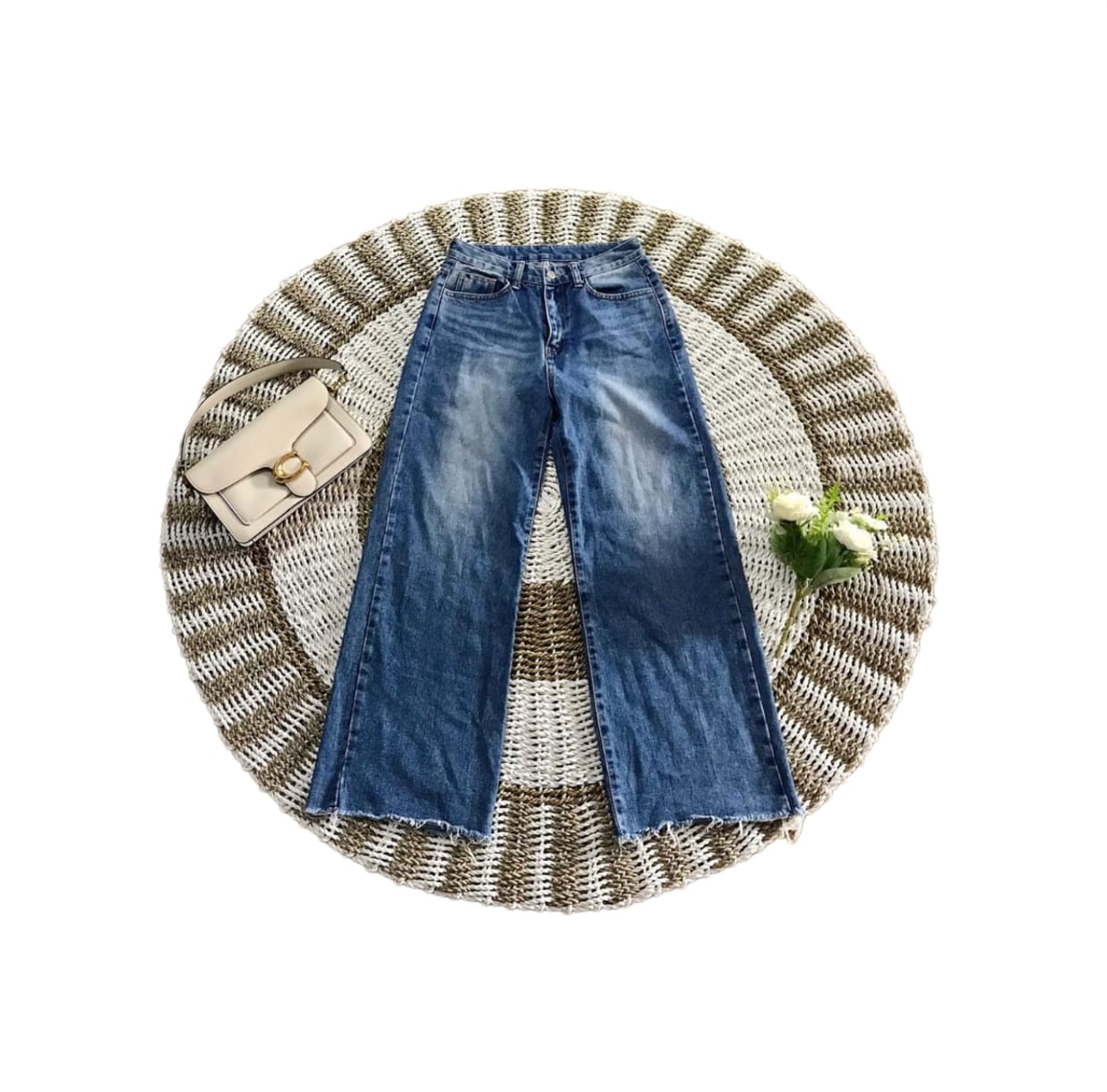 Casual Culotte Wanita blue
