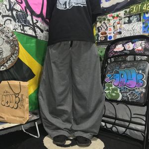 Dark grey balloon baggy sweat pants