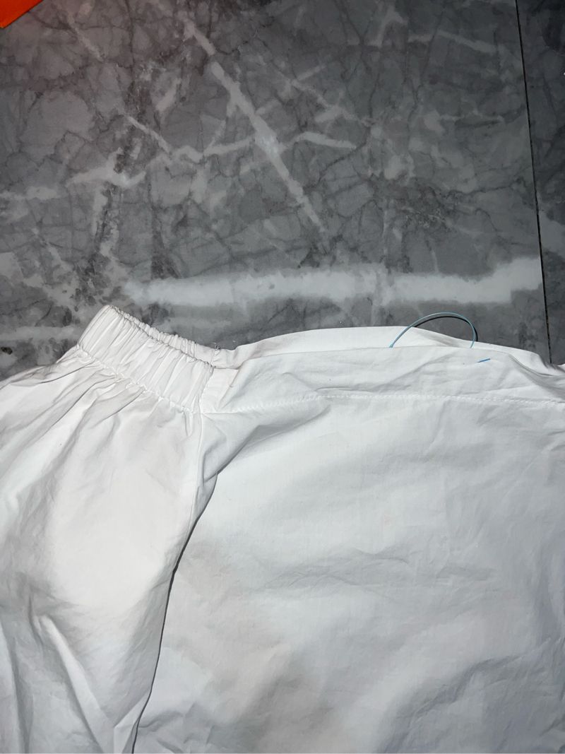 off shoulder white sabrina top putih, foto 2