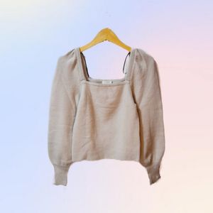 H&M Luxury Casual Blouse Wanita tan