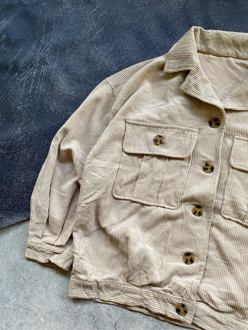 Outter Corduroy cream, foto 3