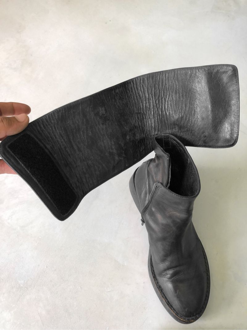 Ann Demeulemeester Leather Moto Boots, foto 7