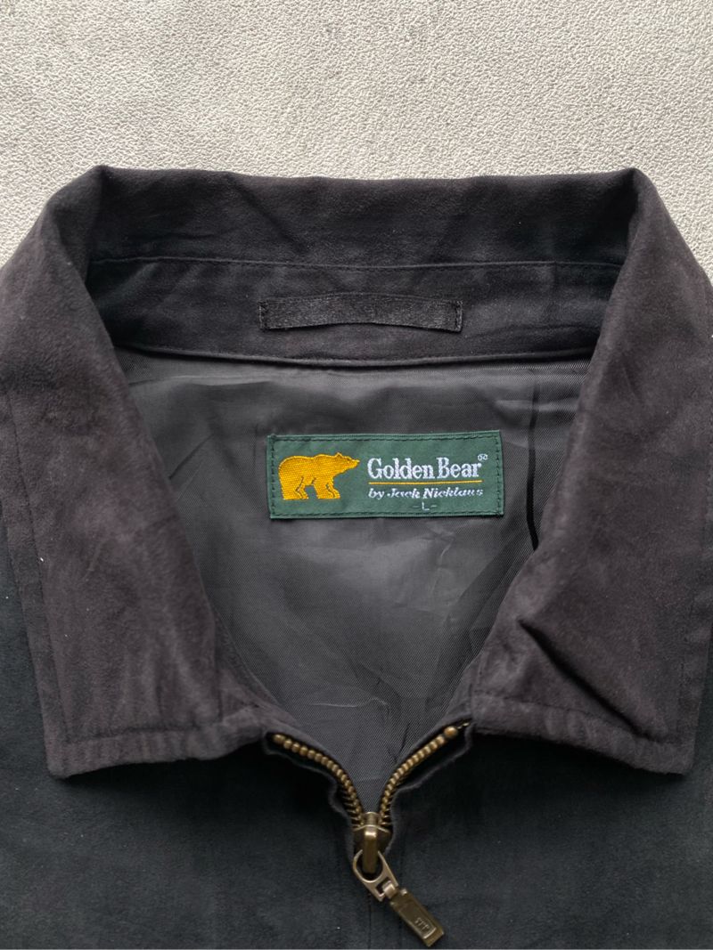Vtg Golden Bear Suede Casual Work Jacket, foto 4