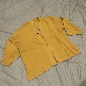 Casual Blouse Wanita orange
