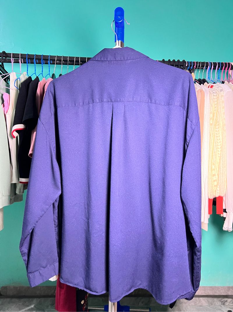 (Thrift) UNIQLO Kemeja basic, foto 3