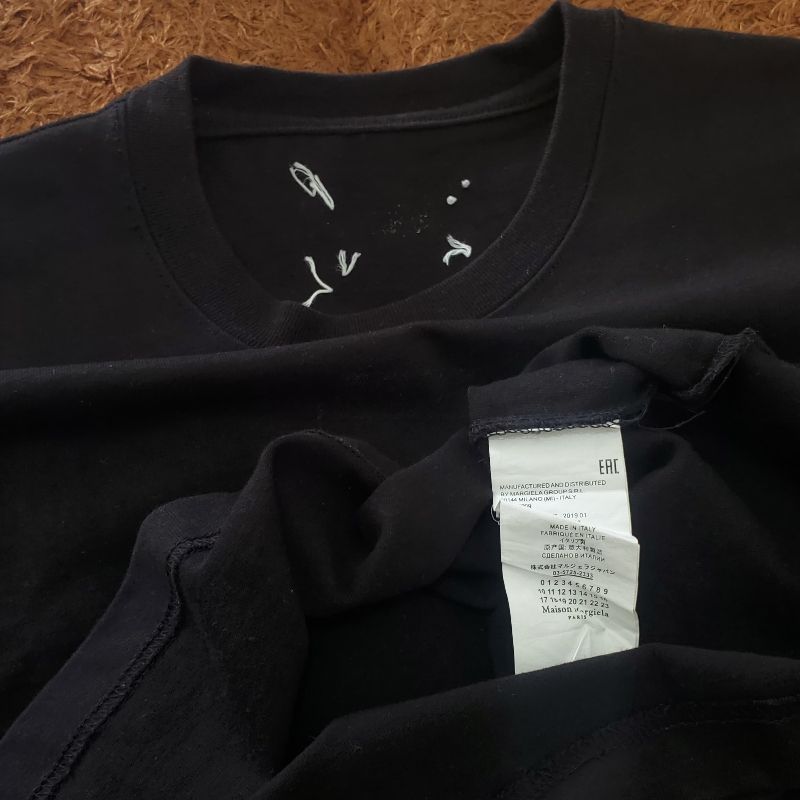 Maison Margiela Glitch Oversize Tee Kaos, foto 3