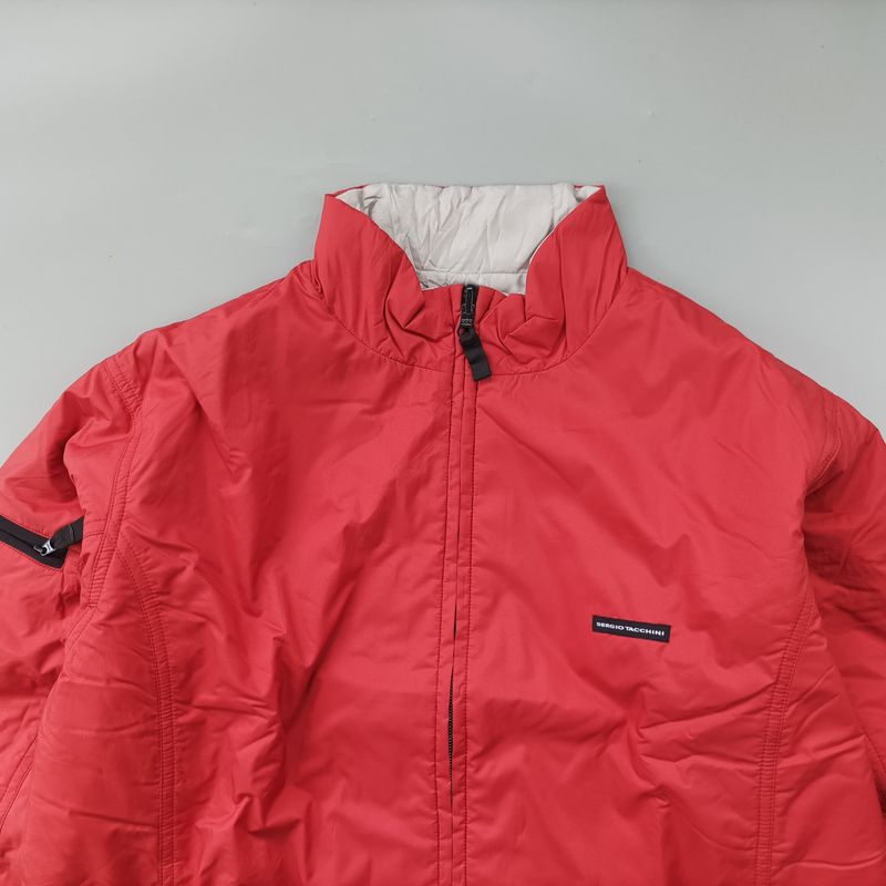 Sergio Tacchini Casual Bomber jacket Pria white pink, foto 4