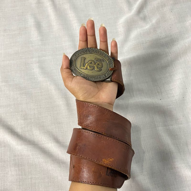 Lee kansas leather belt, foto 4