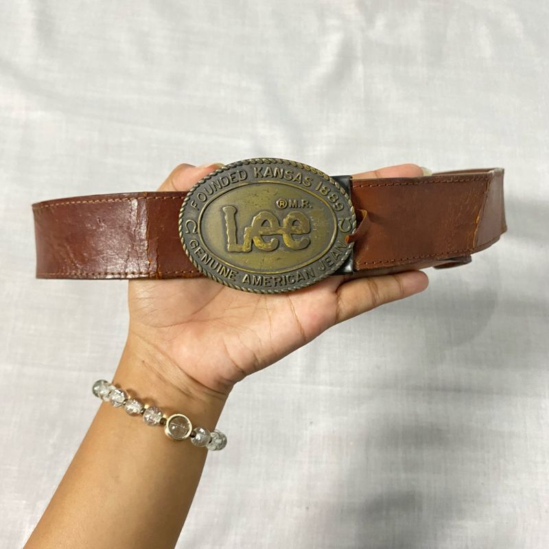 Lee kansas leather belt, foto 8